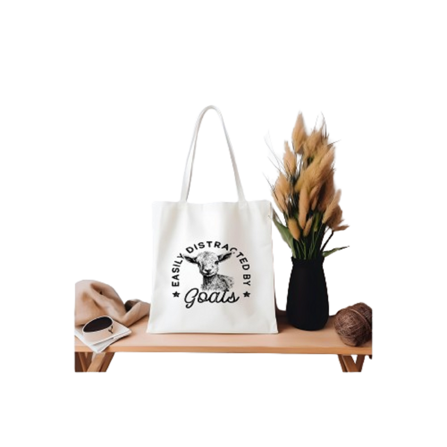 Tote bag riutilizzabile in cotone naturale