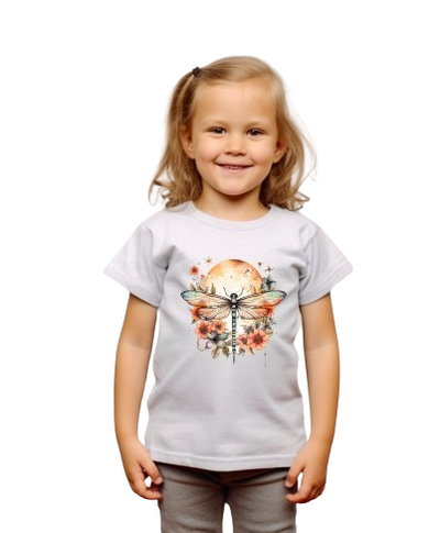 T-shirt in cotone girocollo per bambini