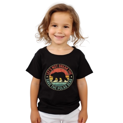 T-shirt girocollo in cotone bambini