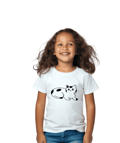 T-shirt bambini in cotone premium